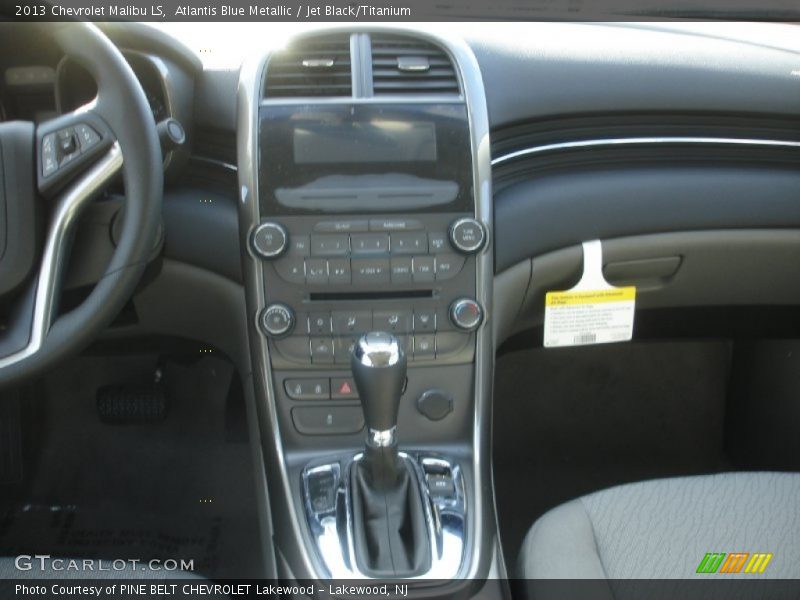 Atlantis Blue Metallic / Jet Black/Titanium 2013 Chevrolet Malibu LS