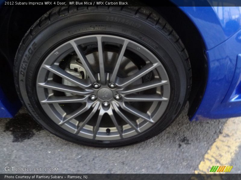  2012 Impreza WRX 4 Door Wheel