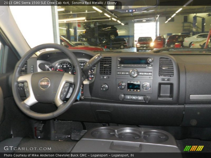 Sonoma Red Metallic / Ebony 2013 GMC Sierra 1500 SLE Crew Cab 4x4