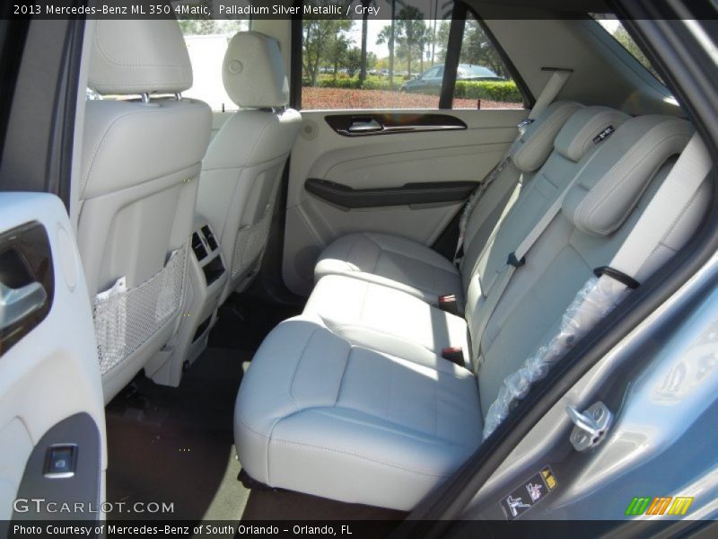 Palladium Silver Metallic / Grey 2013 Mercedes-Benz ML 350 4Matic
