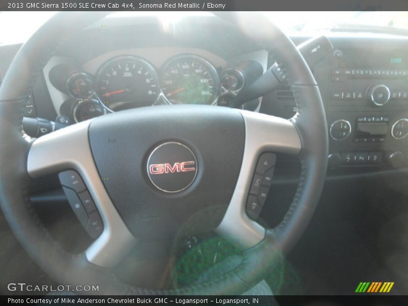 Sonoma Red Metallic / Ebony 2013 GMC Sierra 1500 SLE Crew Cab 4x4