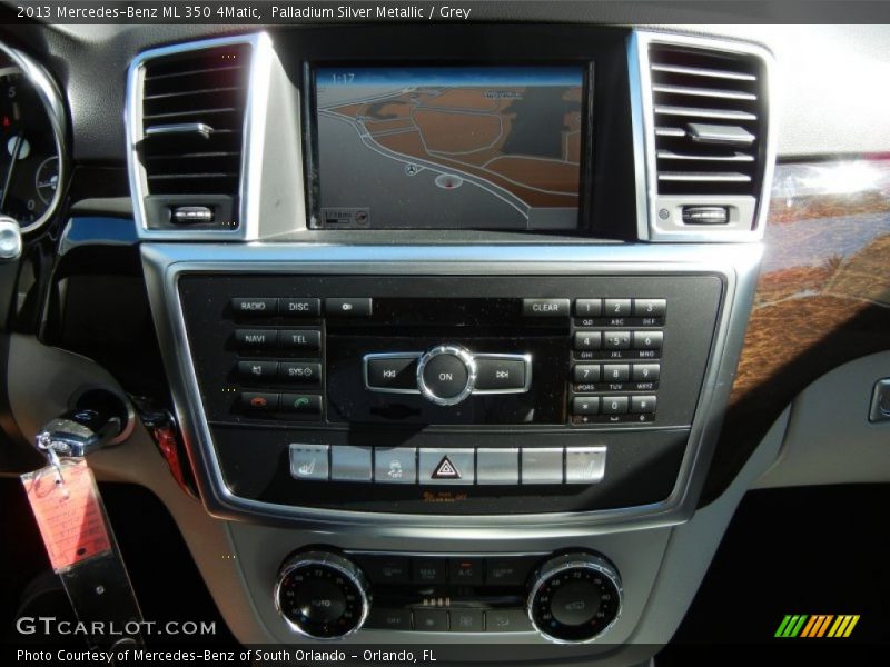 Palladium Silver Metallic / Grey 2013 Mercedes-Benz ML 350 4Matic