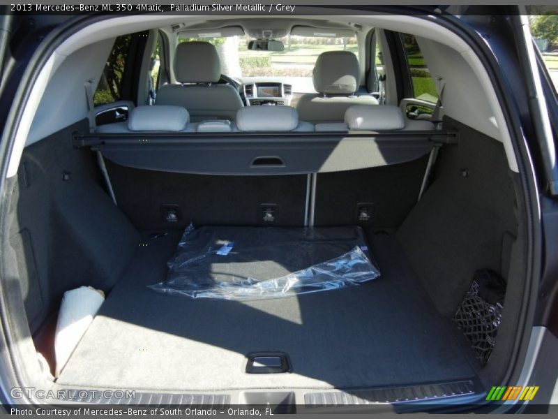 Palladium Silver Metallic / Grey 2013 Mercedes-Benz ML 350 4Matic