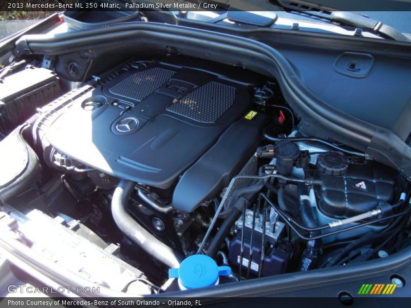 Palladium Silver Metallic / Grey 2013 Mercedes-Benz ML 350 4Matic