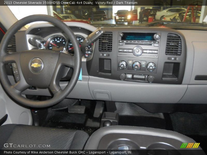 Dashboard of 2013 Silverado 3500HD LS Crew Cab 4x4 Dually