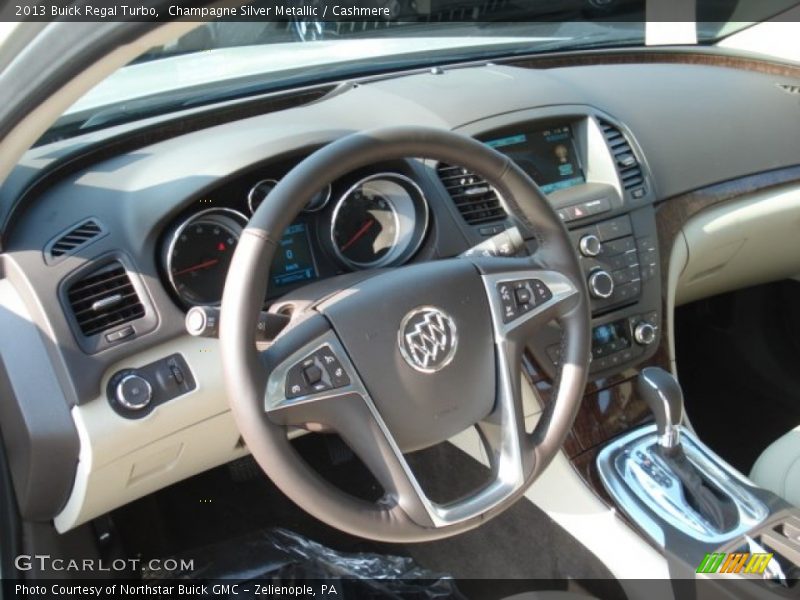 Champagne Silver Metallic / Cashmere 2013 Buick Regal Turbo