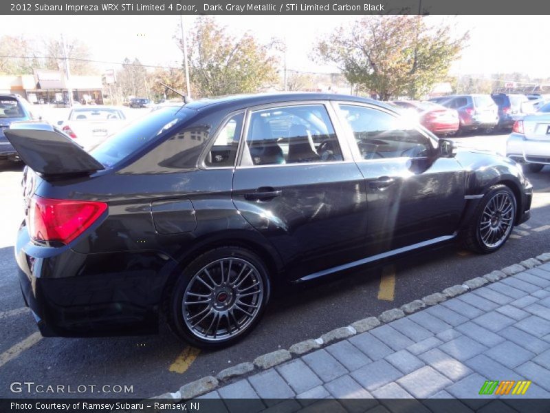 Dark Gray Metallic / STi Limited Carbon Black 2012 Subaru Impreza WRX STi Limited 4 Door