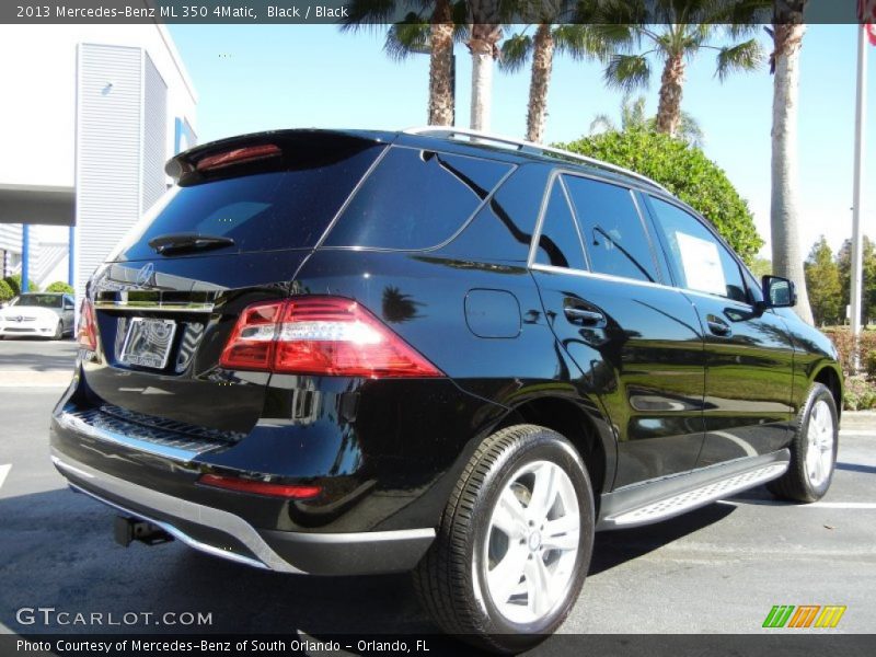 Black / Black 2013 Mercedes-Benz ML 350 4Matic