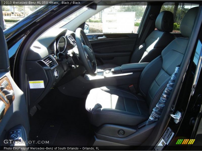Black / Black 2013 Mercedes-Benz ML 350 4Matic