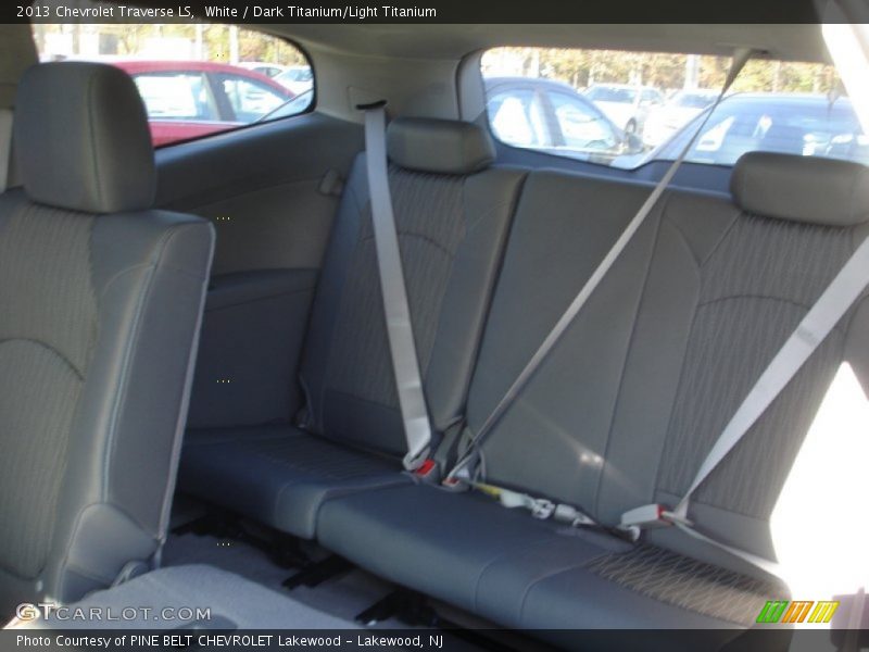 White / Dark Titanium/Light Titanium 2013 Chevrolet Traverse LS
