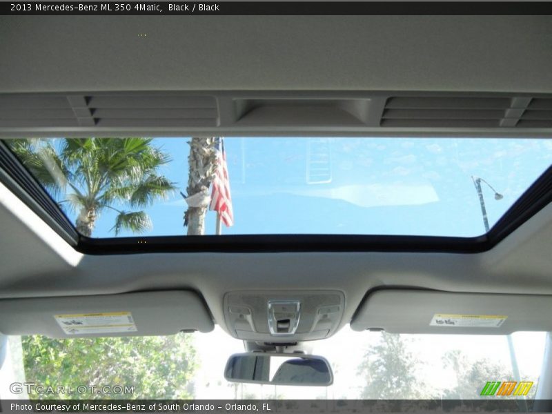 Black / Black 2013 Mercedes-Benz ML 350 4Matic