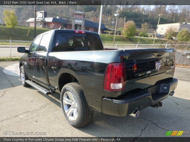 Black / Black 2013 Ram 1500 Sport Quad Cab 4x4