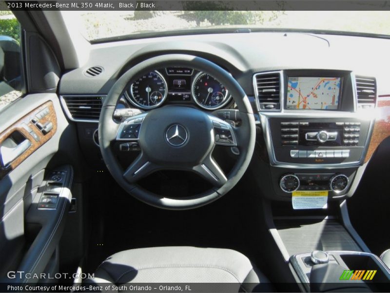 Black / Black 2013 Mercedes-Benz ML 350 4Matic