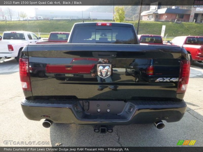 Black / Black 2013 Ram 1500 Sport Quad Cab 4x4