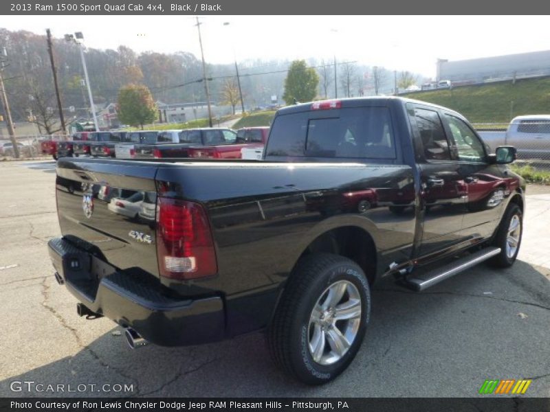 Black / Black 2013 Ram 1500 Sport Quad Cab 4x4