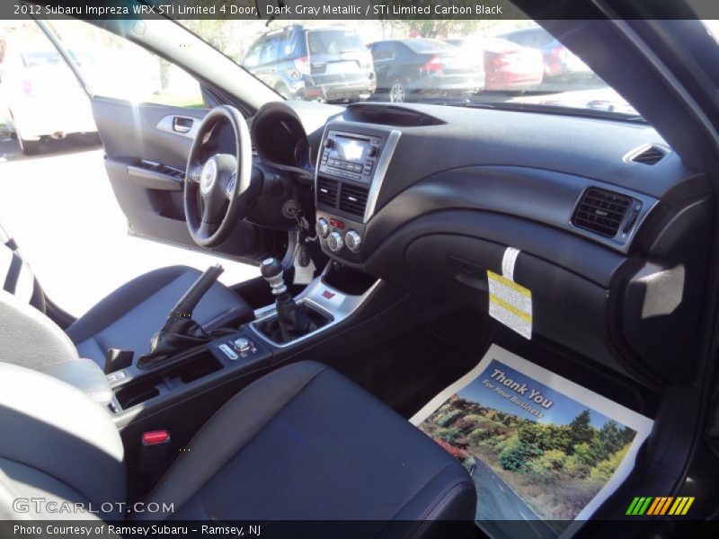 2012 Impreza WRX STi Limited 4 Door STi Limited Carbon Black Interior