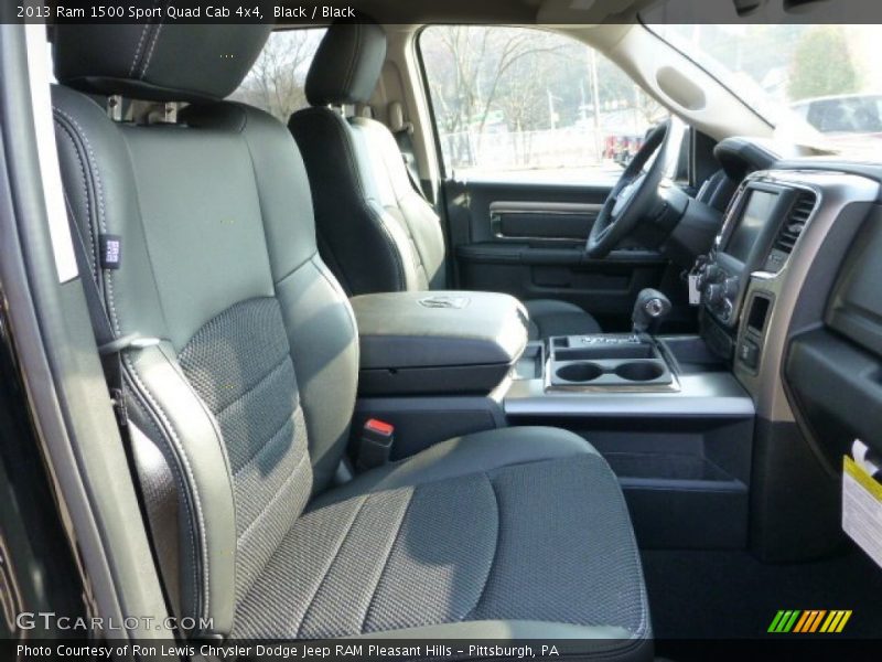  2013 1500 Sport Quad Cab 4x4 Black Interior