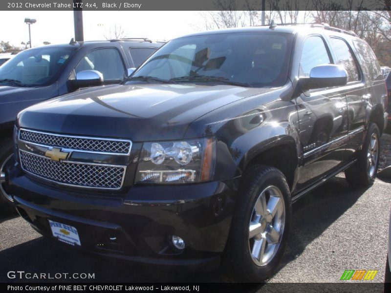 Black / Ebony 2012 Chevrolet Tahoe LTZ 4x4