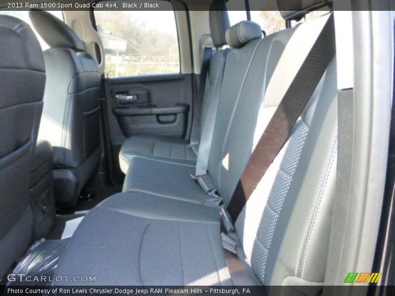 Rear Seat of 2013 1500 Sport Quad Cab 4x4