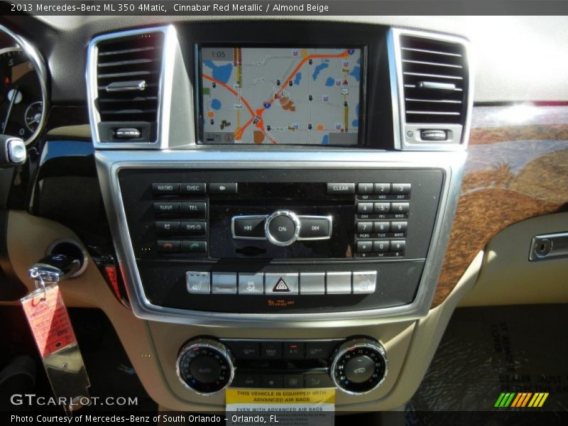 Cinnabar Red Metallic / Almond Beige 2013 Mercedes-Benz ML 350 4Matic