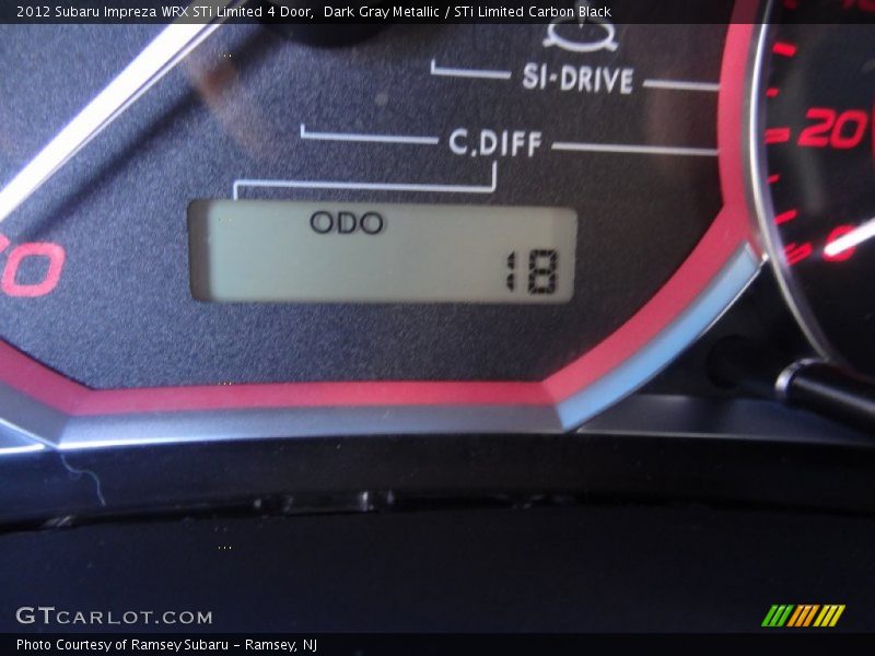 Dark Gray Metallic / STi Limited Carbon Black 2012 Subaru Impreza WRX STi Limited 4 Door