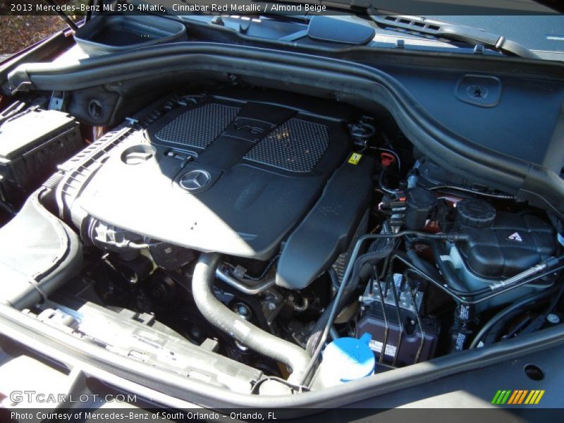 Cinnabar Red Metallic / Almond Beige 2013 Mercedes-Benz ML 350 4Matic
