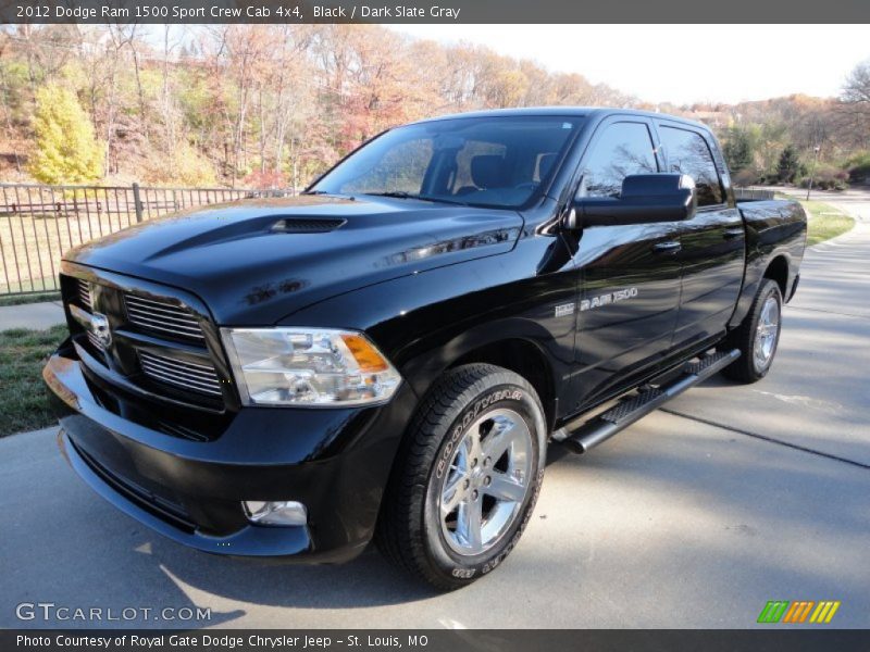 Front 3/4 View of 2012 Ram 1500 Sport Crew Cab 4x4