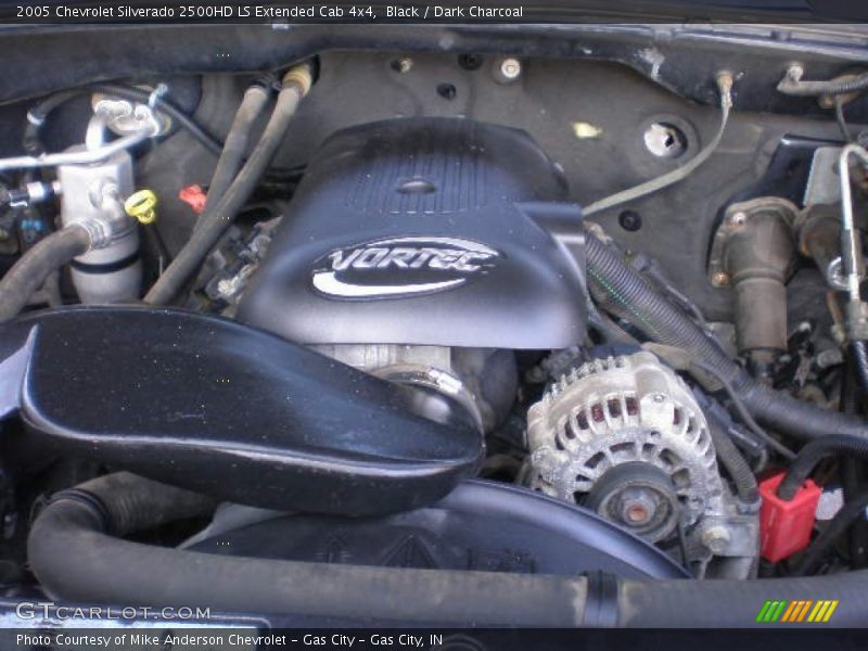 Black / Dark Charcoal 2005 Chevrolet Silverado 2500HD LS Extended Cab 4x4