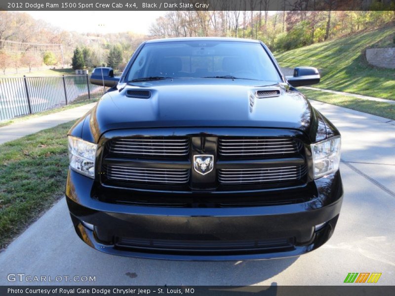 Black / Dark Slate Gray 2012 Dodge Ram 1500 Sport Crew Cab 4x4
