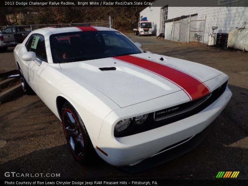 Front 3/4 View of 2013 Challenger Rallye Redline