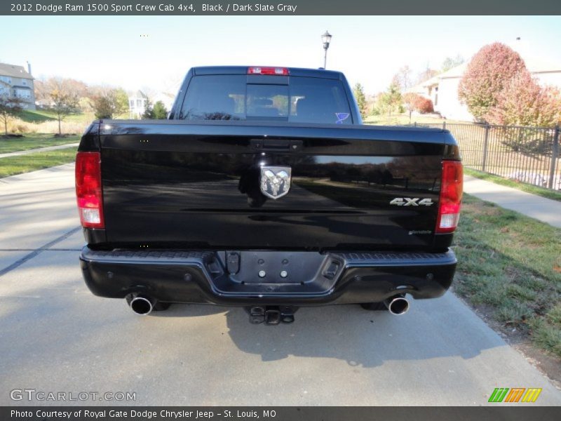 Black / Dark Slate Gray 2012 Dodge Ram 1500 Sport Crew Cab 4x4