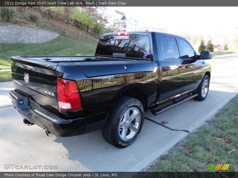 Black / Dark Slate Gray 2012 Dodge Ram 1500 Sport Crew Cab 4x4