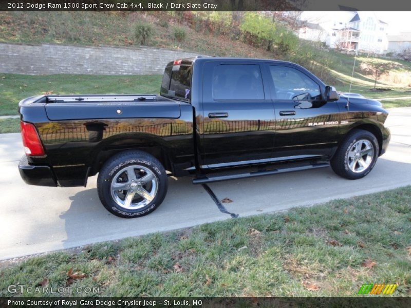 Black / Dark Slate Gray 2012 Dodge Ram 1500 Sport Crew Cab 4x4