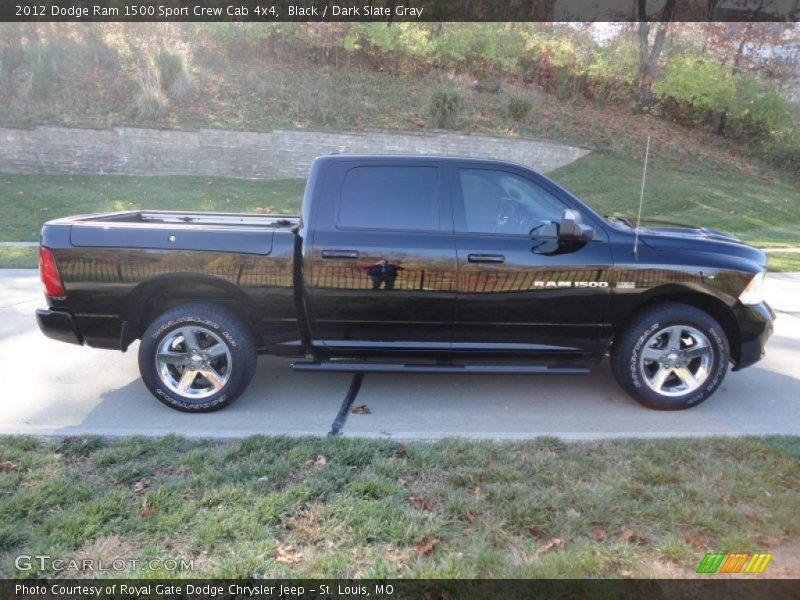 Black / Dark Slate Gray 2012 Dodge Ram 1500 Sport Crew Cab 4x4