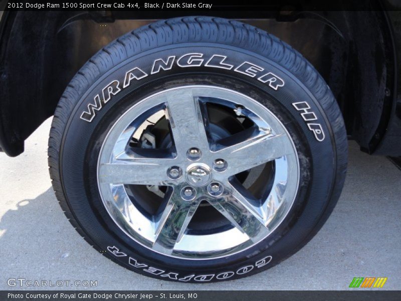 Black / Dark Slate Gray 2012 Dodge Ram 1500 Sport Crew Cab 4x4