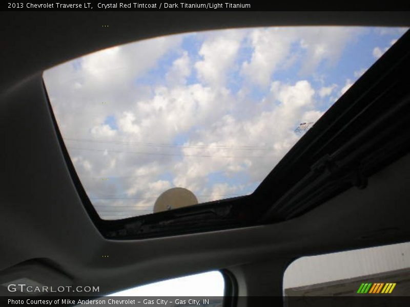 Sunroof of 2013 Traverse LT