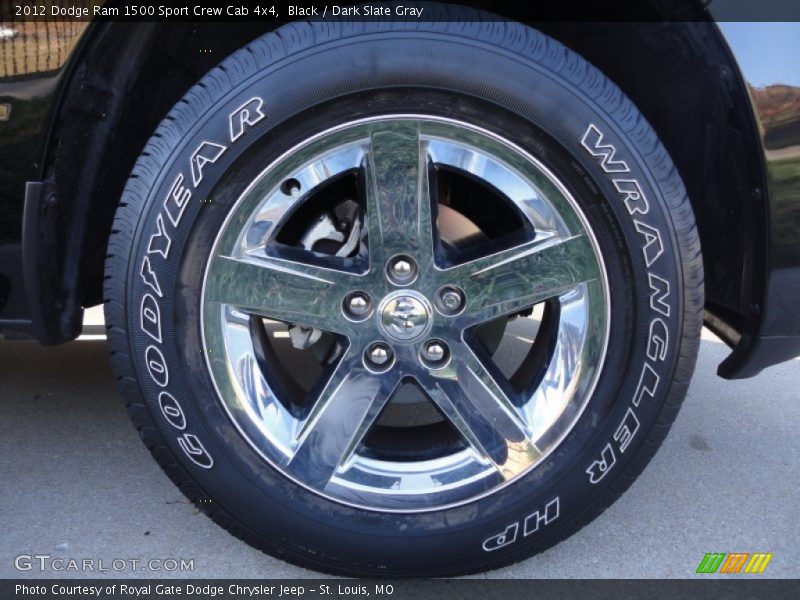 Black / Dark Slate Gray 2012 Dodge Ram 1500 Sport Crew Cab 4x4