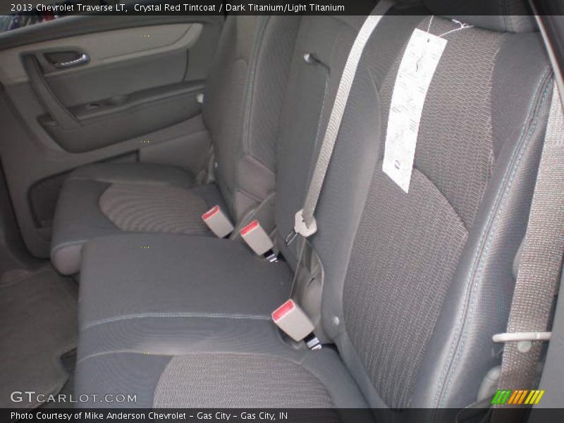 Rear Seat of 2013 Traverse LT