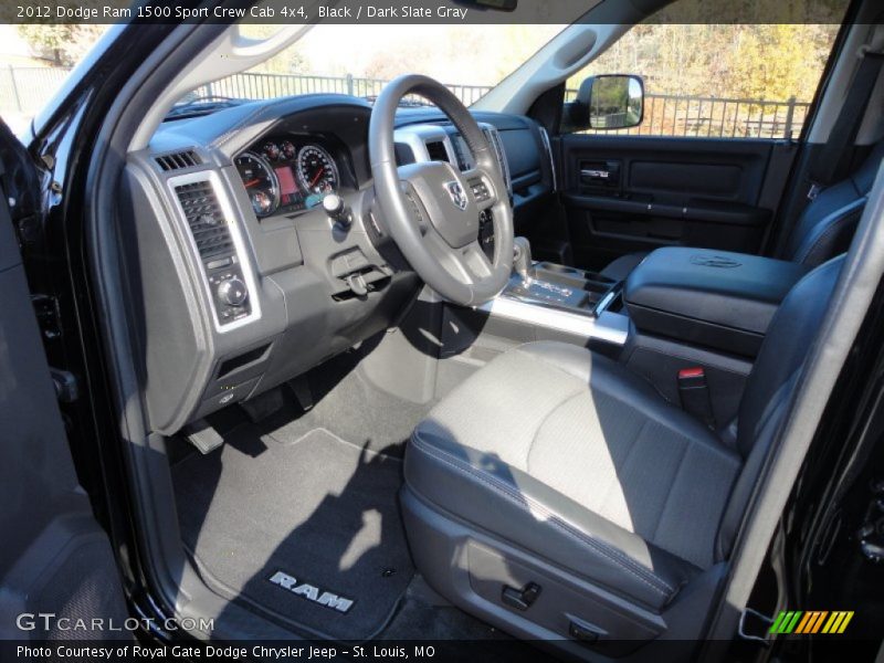 Front Seat of 2012 Ram 1500 Sport Crew Cab 4x4