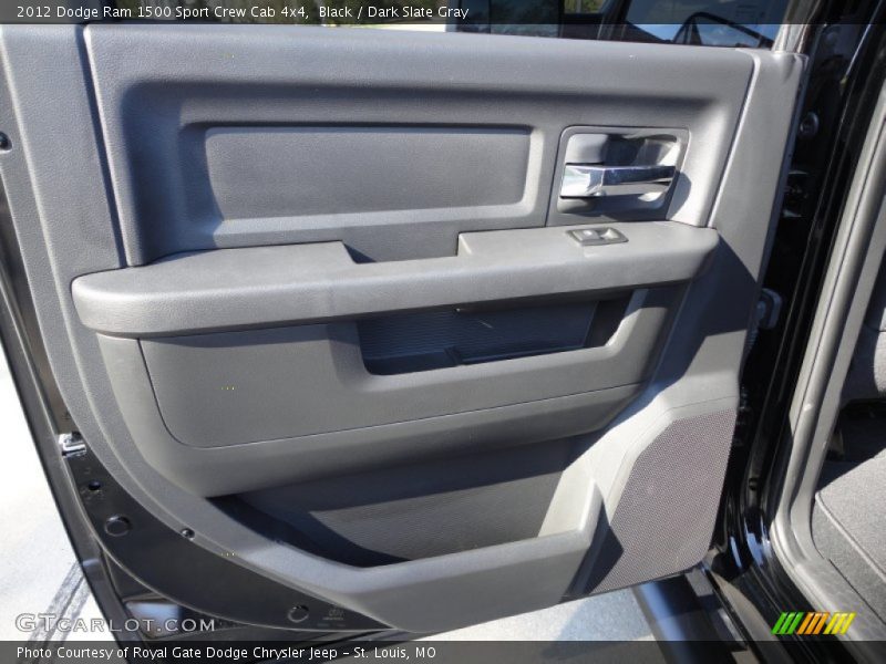 Black / Dark Slate Gray 2012 Dodge Ram 1500 Sport Crew Cab 4x4