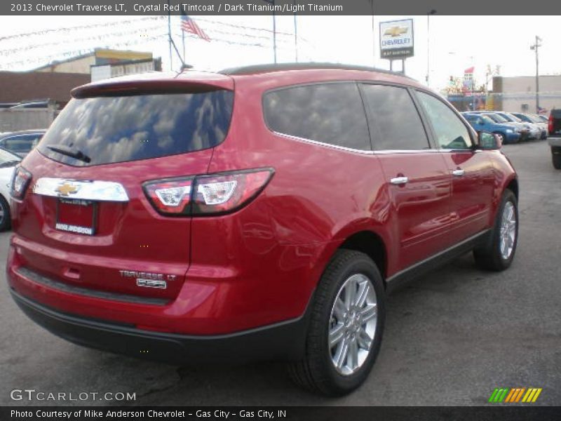 Crystal Red Tintcoat / Dark Titanium/Light Titanium 2013 Chevrolet Traverse LT