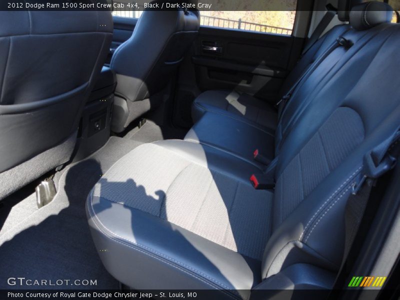 Black / Dark Slate Gray 2012 Dodge Ram 1500 Sport Crew Cab 4x4