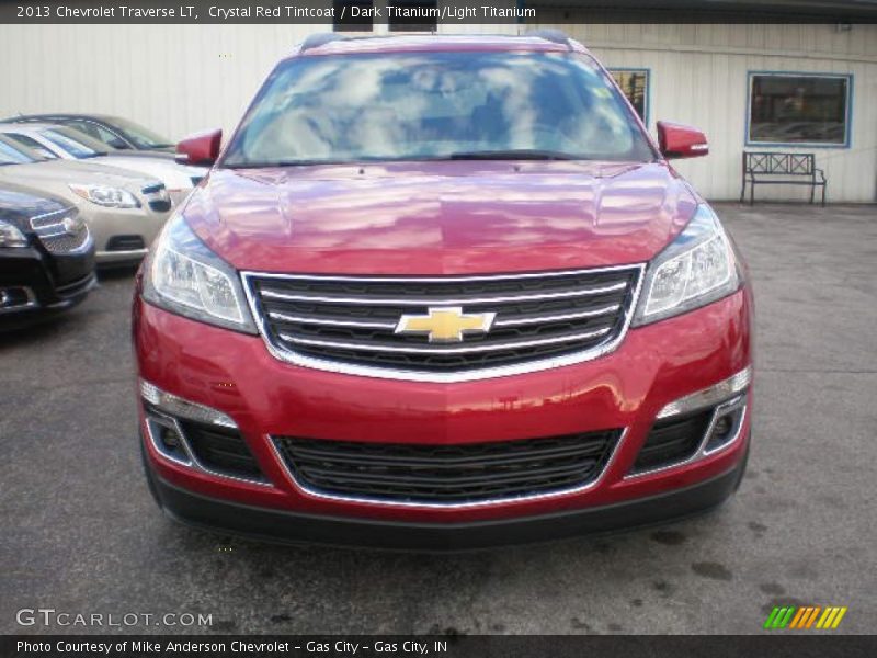 Crystal Red Tintcoat / Dark Titanium/Light Titanium 2013 Chevrolet Traverse LT