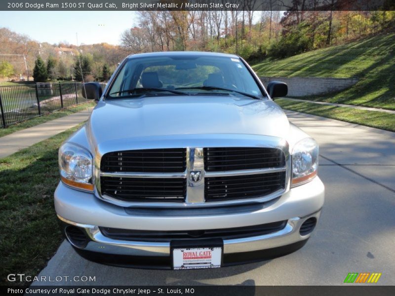 Bright Silver Metallic / Medium Slate Gray 2006 Dodge Ram 1500 ST Quad Cab