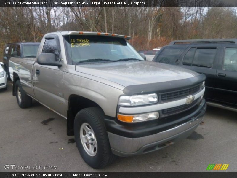 Light Pewter Metallic / Graphite 2000 Chevrolet Silverado 1500 Regular Cab 4x4