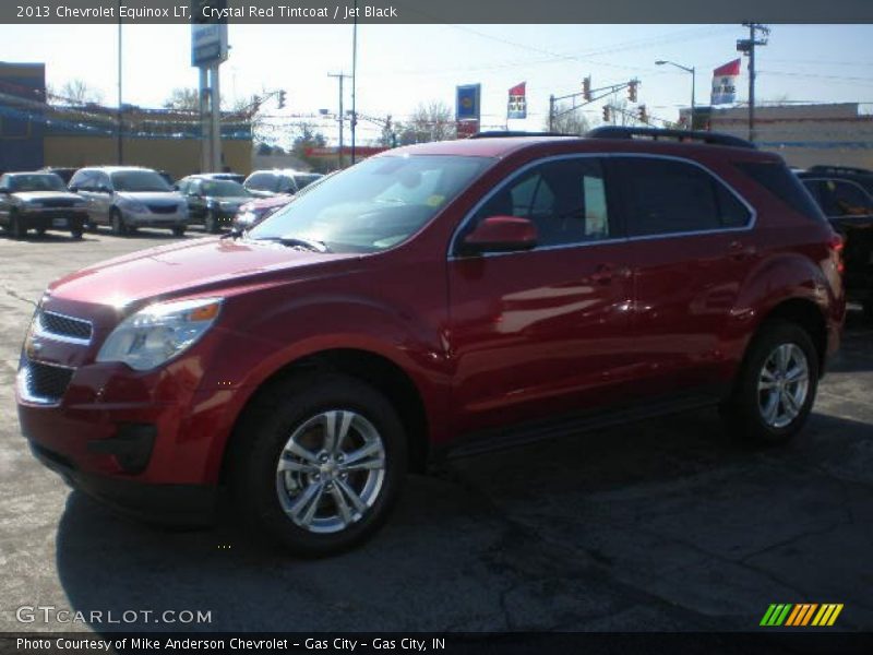 Crystal Red Tintcoat / Jet Black 2013 Chevrolet Equinox LT
