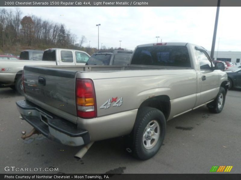 Light Pewter Metallic / Graphite 2000 Chevrolet Silverado 1500 Regular Cab 4x4