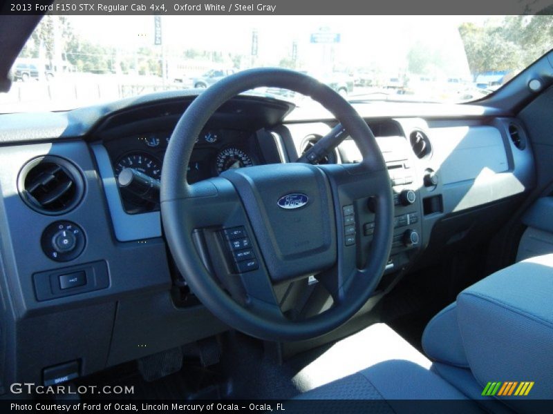 Oxford White / Steel Gray 2013 Ford F150 STX Regular Cab 4x4