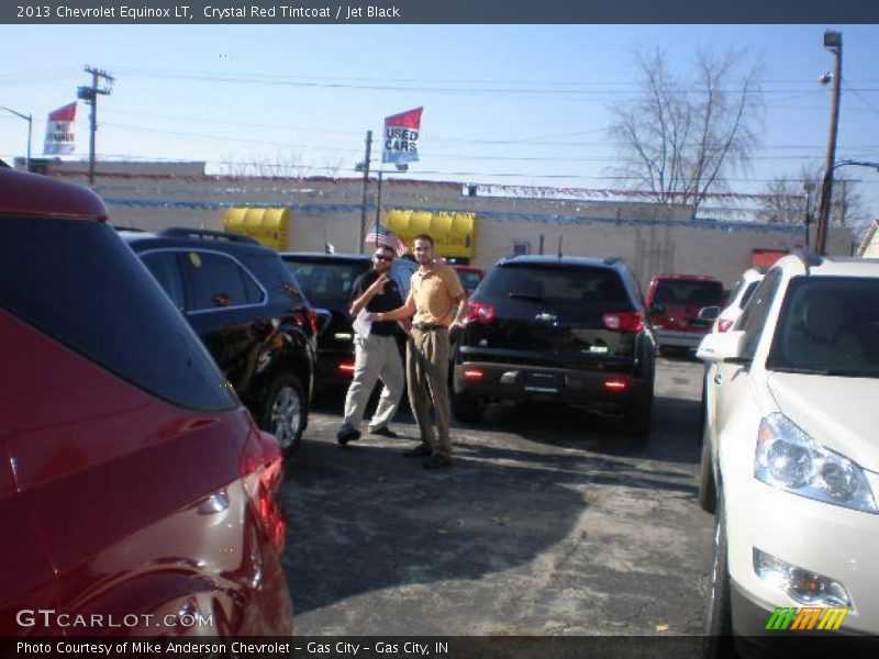 Crystal Red Tintcoat / Jet Black 2013 Chevrolet Equinox LT