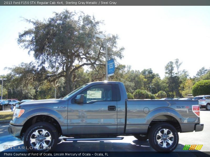  2013 F150 STX Regular Cab 4x4 Sterling Gray Metallic